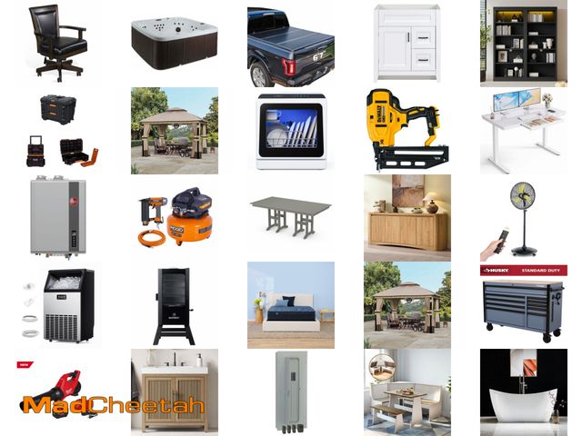 MadCheetah Holland - Overstock, Returns - Home Furnishings, Sports Equipment, Tools and Home Improvement - September 17, 2026