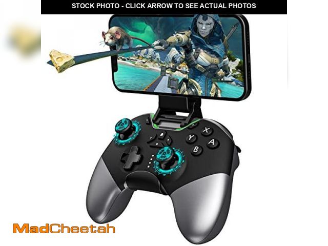 Lot 74-12324319 - Bluetooth Controller for Switch/PC/iPhone/Android/Apple Arcade MFi Games/TV/Steam, Hall Effect Joyst...