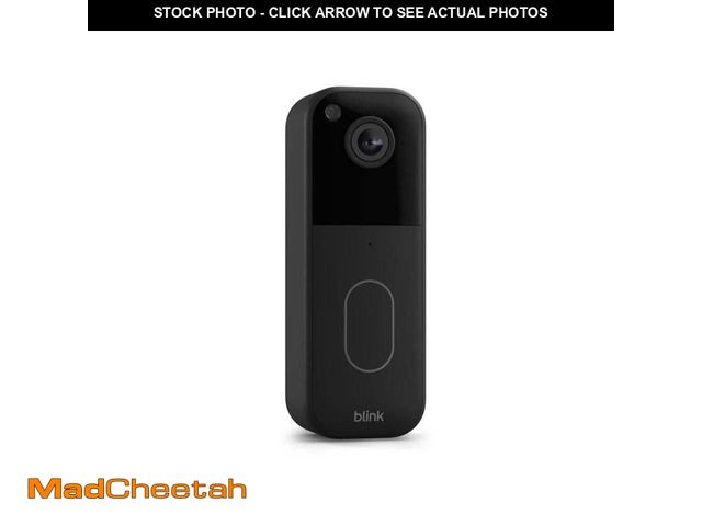 Lot 74-12671029 - *DIRTY* Blink Video Doorbell - Wireless - Battery Operated Smart Video Doorbell Camera with HD view,...