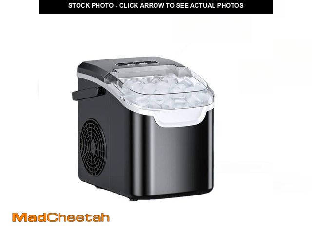 Lot 74-13691504 - *DIRTY* COWSAR 8.66 in. 26 lb. Portable Ice Maker Bullet Ice Machine with Selectable Ice Size in Bla...
