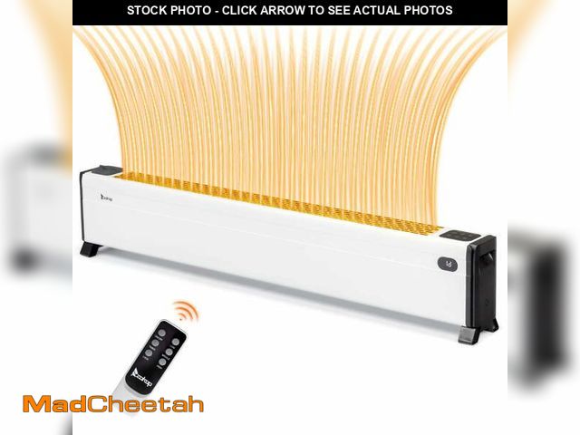 Lot 74-13044633 - Ktaxon 48" Baseboard Heater, 1500W Electric Baseboard Space Heater with 3 Heat Settings, Remote Cont...