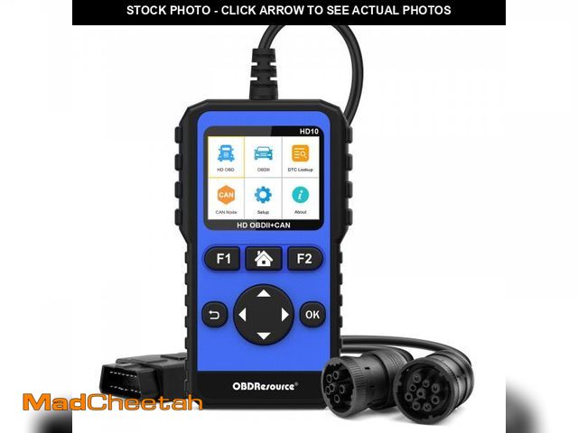 Lot 74-11554559 - OBDResource Full Systems Heavy Duty Truck Scanner Tool HDOBD/EOBD/OBD2 Automotive Scanner Diagnostic...