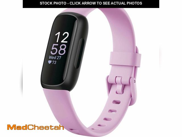 Lot 74-14267093 - Fitbit Inspire 3 Health &amp; Fitness Tracker with Stress Management, Workout Intensity, Sleep Track...
