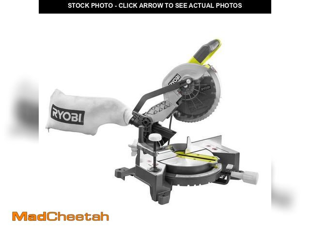 Lot 74-12594869 - RYOBI 9 Amp Corded 7-1/4 in. Compound Miter Saw - UNUSED