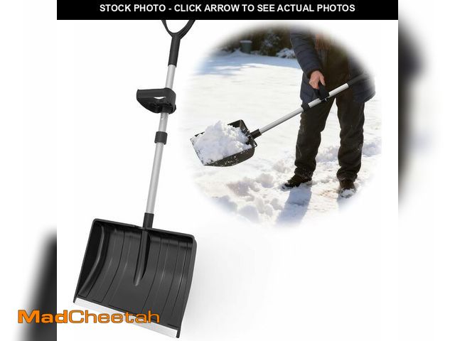 Lot 74-13583490 - Snow Shovel for Driveway, Snow Removal Shovel with Ergonomic D-Grip Handle, 48-inch Long Lightweight...