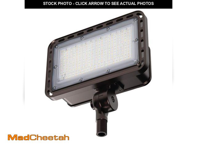 Lot 74-12557229 - Feit Electric 4000/6000/8000 Lumen Select Integrated LED Selectable 5CCT Bronze Dusk to Dawn Commerc...