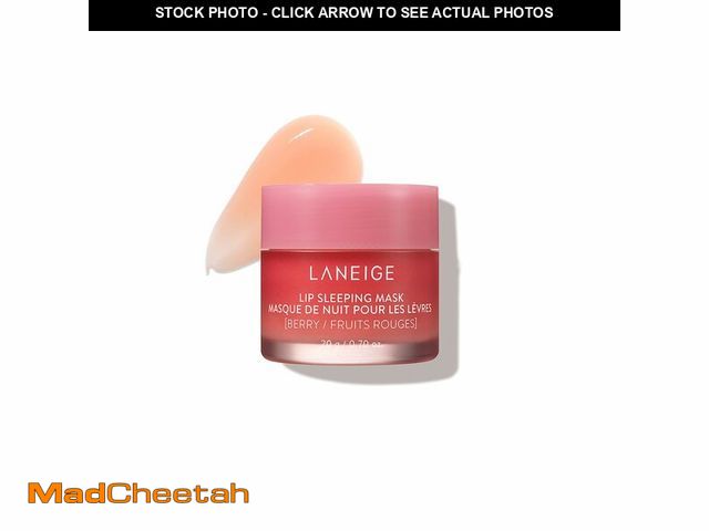 Lot 74-12702719 - LANEIGE Lip Sleeping Mask, Berry: Nourishing Overnight Lip Treatment with Vitamin C, Shea &amp; Muru...
