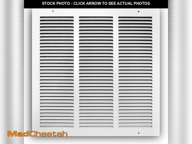 Lot 74-13785014 - Everbilt 16 in. x 16 in. Steel Return Air Grille in White - UNUSED