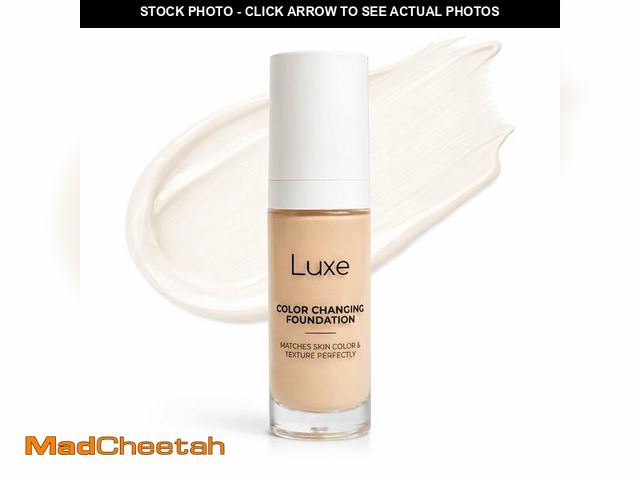 Lot 74-13545544 - Luxe Research Color Changing Foundation for Women Ã¢â¬â Instantly Adapts to Skin Tone Ã¢â¬â Bu...