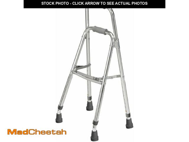 Lot 74-13041991 - Drive Medical Side Style Hemi One Arm Walker, Chrome, Adult - UNUSED