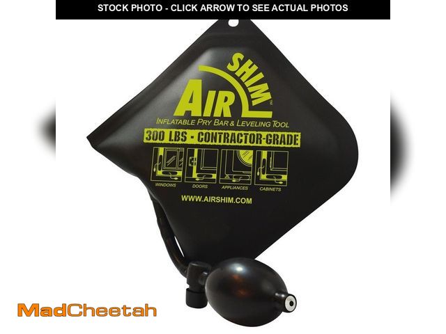 Lot 74-13692847 - Calculated Industries Contractor Grade AirShim Inflatable Pry Bar and Leveling Tool that Holds Up To...