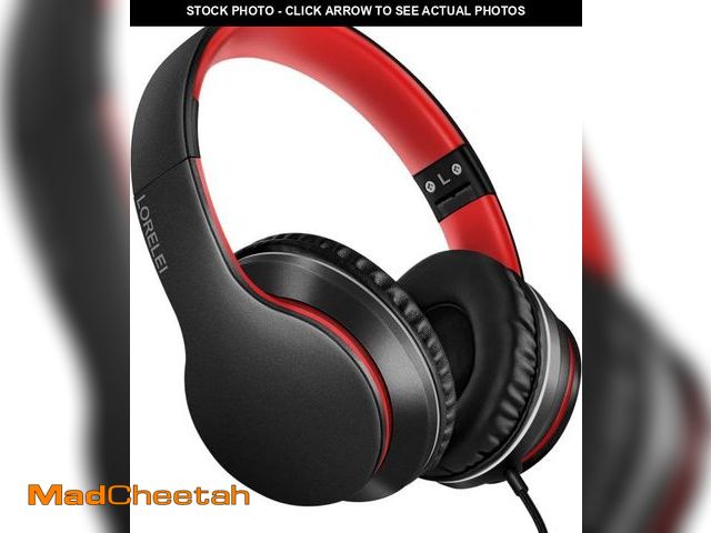 Lot 74-12328754 - LORELEI X6 Over-Ear Headphones with Microphone, Lightweight Foldable &amp; Portable Stereo Bass Head...