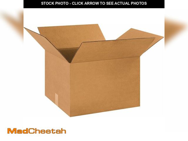 Lot 74-13418739 - BOX USA 18 x 16 x 12 Corrugated Cardboard Boxes, Medium 18"L x 16"W x 12"H, Pack of 25 | Shipping, P...