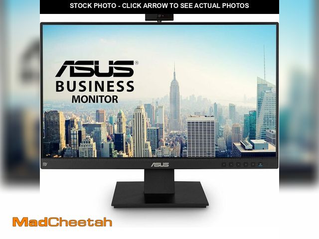Lot 74-14590988 - ASUS BE24EQK 24 Inch 1080P Computer Monitor, Webcam, HDMI, DisplayPort, VGA - USED