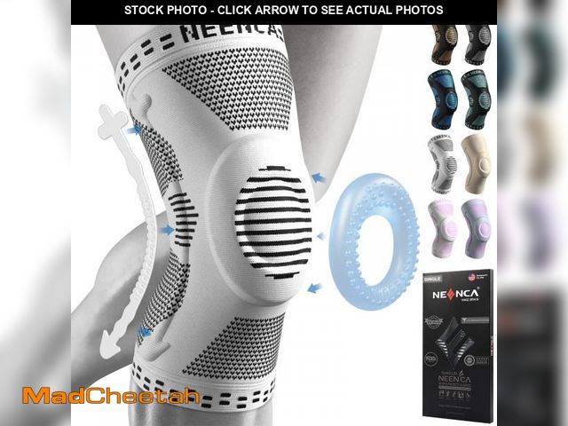 Lot 74-12118709 - NEENCA Professional Knee Brace for Pain Relief, Medical Knee Support with Patella Pad &amp; Side Sta...