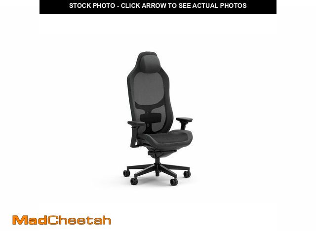 Lot 74-13561703 - Fractal Design Refine Mesh Dark Gaming Chair - Ergonomic Office Desk Chair Functionality with 4D Adj...