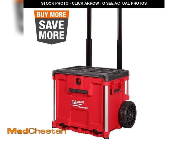 Lot 74-12682071 - Milwaukee PACKOUT 19 in. Rolling Drawer Tool Box - UNUSED