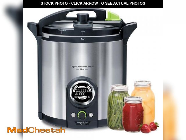 Lot 74-12463088 - Presto 17 Qt. Electric Brushed Stainless Electric Precise Digital Pressure Canner and Pressure Cooke...