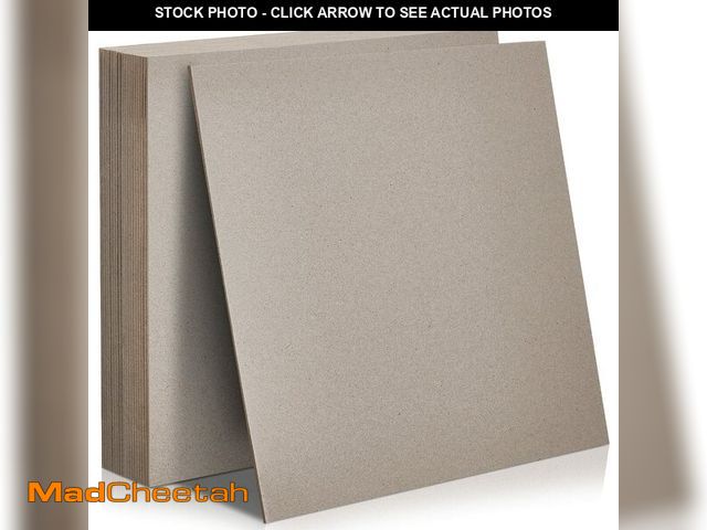 Lot 74-14143455 - 20 Pcs Book Board, Binders Board Chipboard Designer Bookboard Kraft Heavy Duty Chipboard Sheets Book...