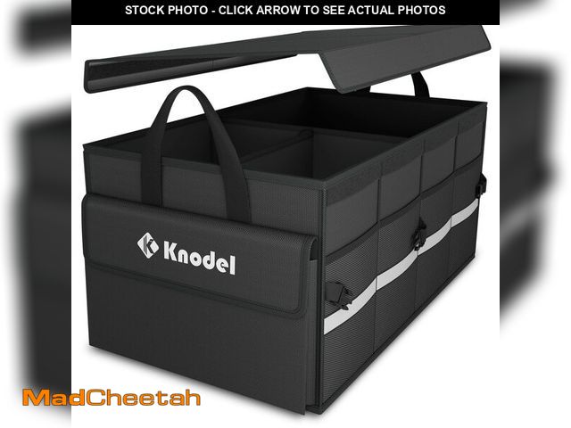 Lot 74-13544682 - K KNODEL Car Trunk Organizer with Lid, Collapsible Car Trunk Storage Organizer, Car Organizer and St...
