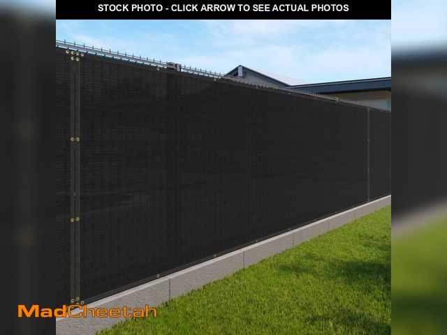 Lot 74-14341535 - Windscreen4less 6'x50' Privacy Fence Screen Heavy Duty Windscreen Fencing Mesh Fabric Shade Net Cove...