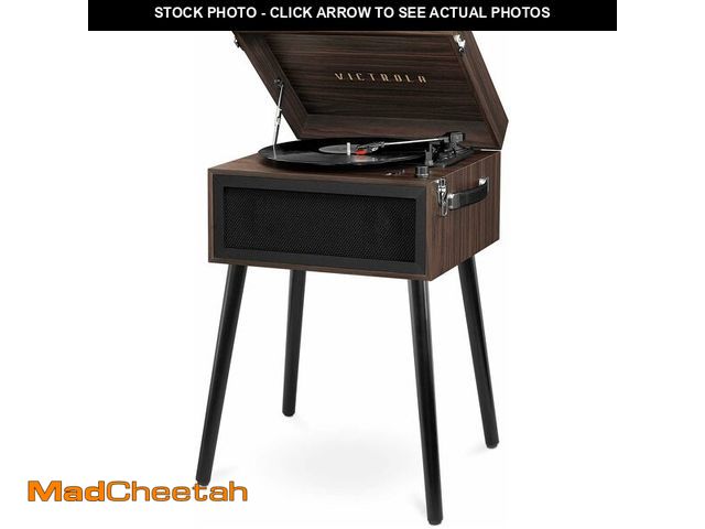 Lot 74-14307607 - Victrola Liberty - 5-in-1 Bluetooth Record Player with Stand - Espresso - USED