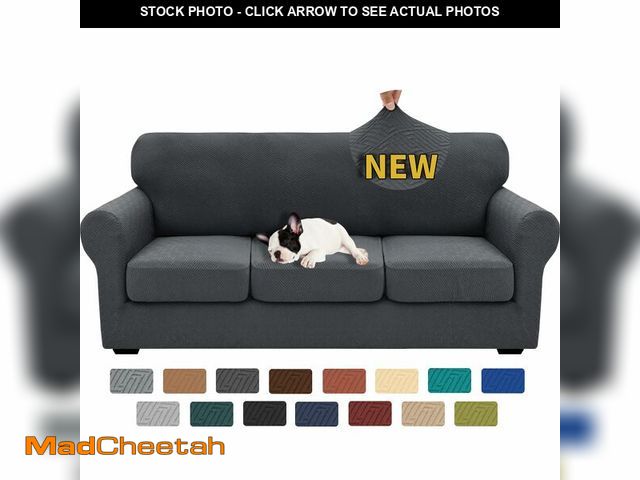 Lot 74-14387023 - XINEAGE 2026 New 4 Pieces Couch Covers for 3 Cushion Couch Super Stretch Thick Soft Sofa Cover Anti ...