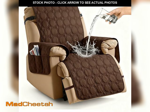 Lot 74-14433979 - XINEAGE 100% Waterproof Recliner Chair Cover, Non Slip Covers for Recliner Chair with Pocket, Washab...