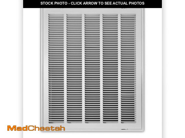 Lot 74-13770614 - Everbilt 20 in. x 25 in. Steel Return Air Filter Grille in White - UNUSED