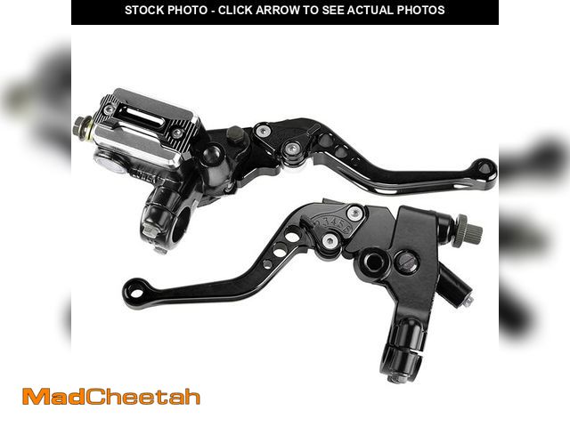 Lot 74-14270959 - PACEWALKER Universal Motorcycle 7/8" 22mm Handlebar Brake Master Cylinder Clutch Lever CNC Left &amp...