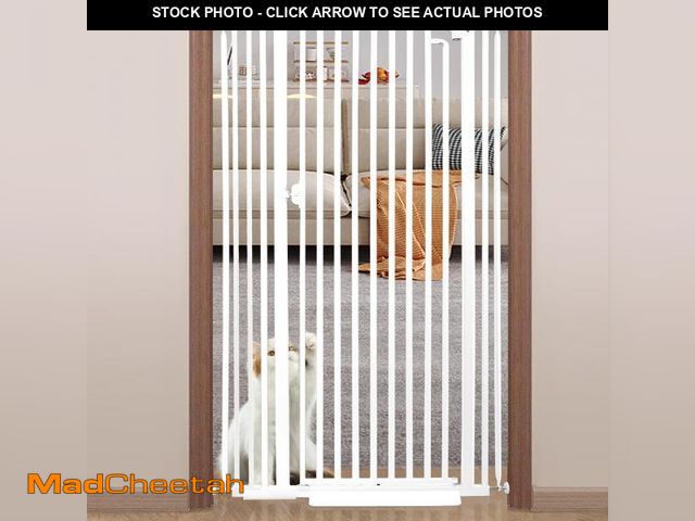 Lot 74-12165845 - 71Ã¢â¬Å Extra Tall Cat Gate for Doorway: 33.4-37.4Ã¢â¬Â Wide Pet Gate, Auto Close/One Handed Ope...