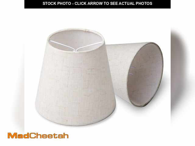 Lot 74-13574610 - Small Lamp Shade Clip on Bulb for Candelabra Bulbs, Mini Lampshades for Chandeliers, Home Decor Barr...