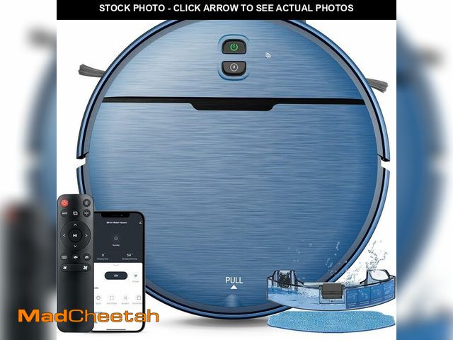 Lot 74-10906331 - Robot Vacuum and Mop Combo, 2 in 1 Mopping Robot Vacuum Cleaner Compatible with WiFi/App, Robotic Va...