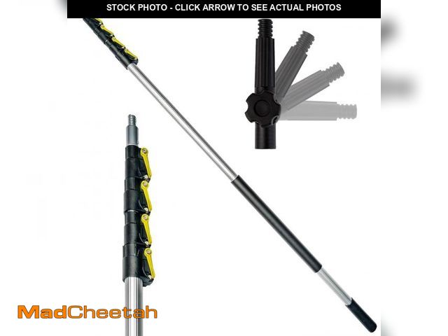 Lot 74-12160059 - DOCA Telescoping Pole 7-30 Ft - Extension Pole for Cleaning, Feather Duster, Window Washing Kit, Pai...