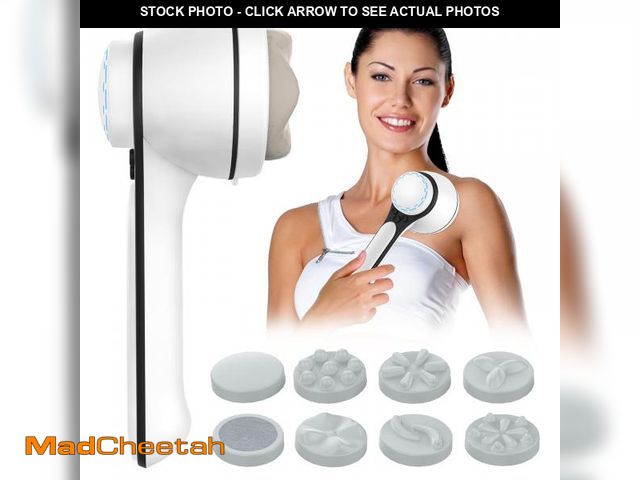 Lot 74-12356581 - Nreirly Wireless Electric Massager - Handheld Body Sculptor with 8 Massage Heads, Cellulite Remover,...