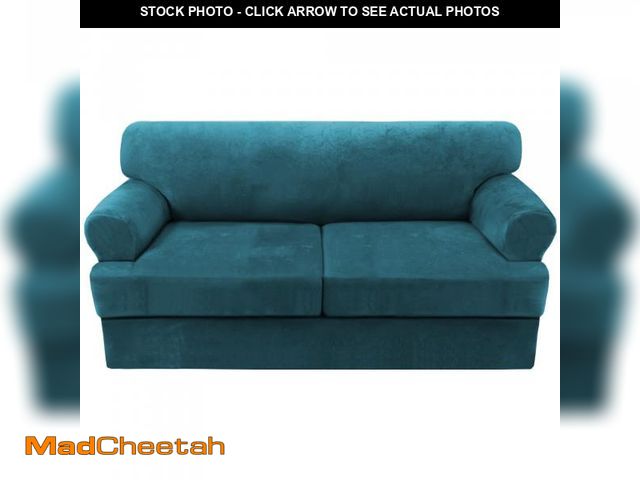 Lot 74-12307442 - *SEE PICS FOR COLOR* H.VERSAILTEX Sofa Cover 3 Piece T Cushion Sofa Slipcovers Thick Velvet Couch Co...