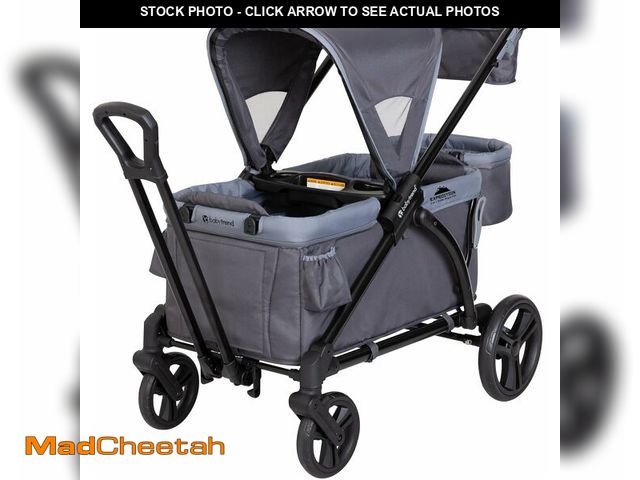 Lot 74-12632072 - Baby Trend Expedition 2-in-1 Stroller Wagon PLUS, Ultra Grey - UNUSED
