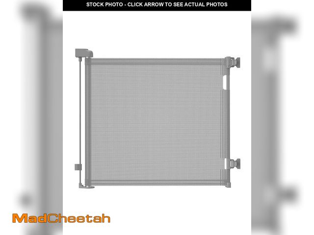 Lot 74-12144075 - Retractable Baby Gate for Doorways and Stairs, Mesh Safety Gate for Pet, Indoor &amp; Outdoor Use, O...
