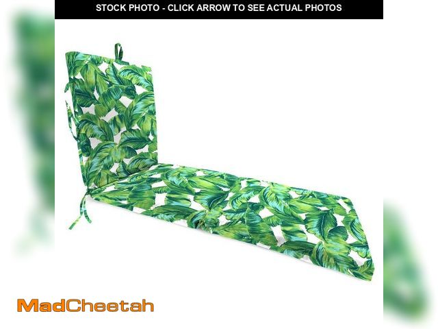 Lot 74-12659580 - Jordan Manufacturing 72 in. L x 21 in. W x 3 in. T Outdoor Chaise Lounge Cushion in Clarmont Seagras...