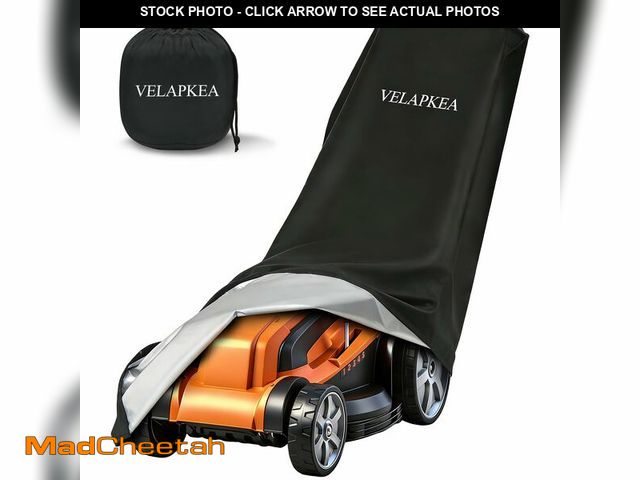 Lot 74-13955657 - VELAPKEA Push Lawn Mower Cover, Waterproof Heavy Duty 600D Polyester, All-Season Outdoor Protection,...