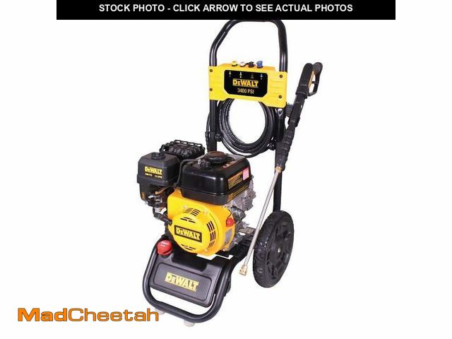 Lot 74-14306642 - 3400 PSI 2.5 GPM Gas Pressure Washer with Maintenance-Free Pump, Heavy-Duty Commercial Cold Water Po...