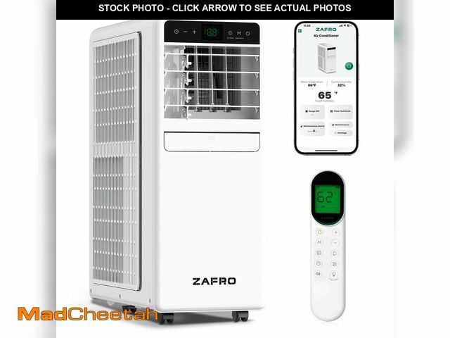 Lot 74-12629034 - 12,000 BTU Portable Air Conditioner, 3-IN-1 Smart AC Unit with Fan/Dehumidifier/Drainage-free Coolin...