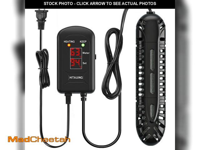 Lot 74-13570122 - HiTauing Aquarium Heater, 100W Fish Tank Heater with LED Digital Display &amp; 5 Safety Protection, ...