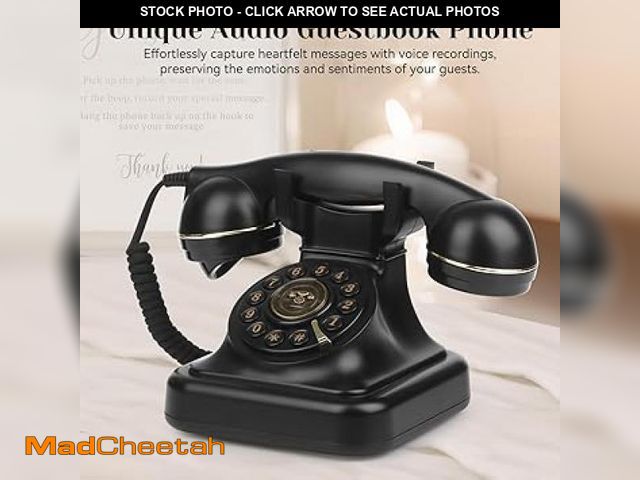 Lot 74-11909507 - Sangyn Audio Guest Book Wedding Phone Customized Audio Guestbook Phone Vintage Style Audio Message V...