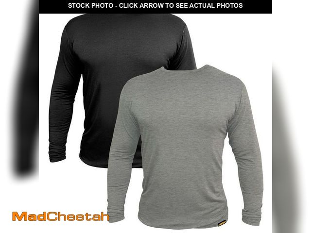 Lot 74-13051394 - FIRM GRIP Men's Extra Large Base Layer Long Sleeve Shirt (2-Pack) - UNUSED