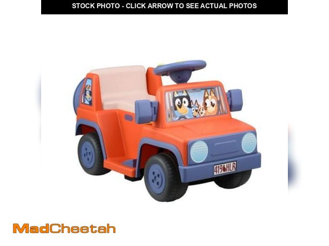 Lot 74-12406451 - 6V Bluey Battery Powered Ride on Car with Sounds  Kids Ages 2+ - UNUSED