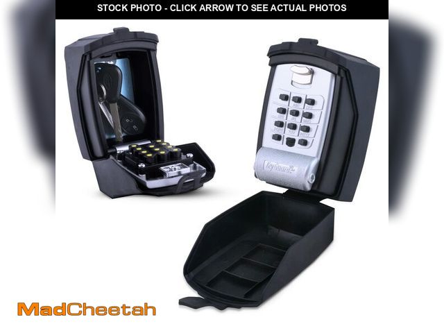 Lot 74-14269022 - KeyGuard Pro SL-590-Cvr Outdoor Lock Box with Protective Rubber Cover Medium - UNUSED