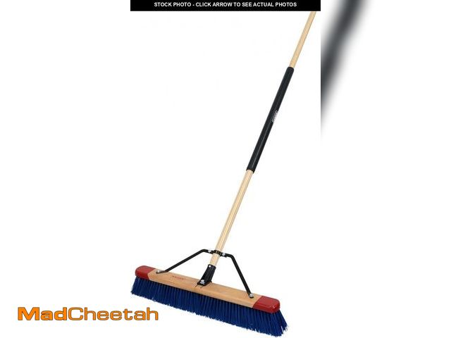 Lot 74-12510232 - Harper 24 Inch Push Broom with Stiff Bristles, Premium Heavy Duty Outdoor Wet/Dry Rough-Surface, for...