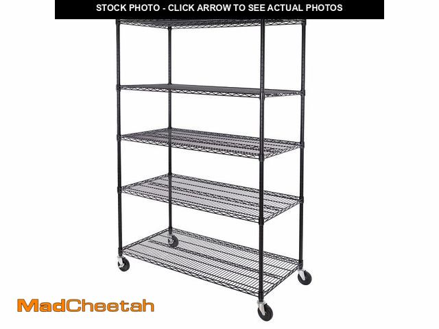 Lot 74-13123223 - Seville Classics UltraDurable Heavy Duty NSF Solid Steel Wire Rack Storage Unit, Organizer for Garag...