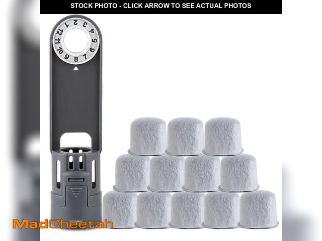 Lot 74-12303262 - Anbige Replacement Parts Water Filter Holder with 12-pack Charcoal Water Filters,Compatible with Nin...